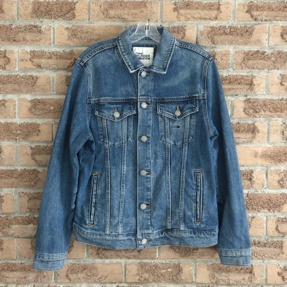 S M Tommy Hilfiger Jeans 78F0882 495 Denim Jacket NWT - Picture 3 of 14